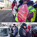 В Предгорном районе прошла акция «Притормози, когда шагают малыши!»