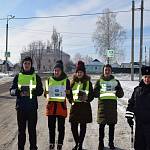 ОГИБДД по Троснянскому району совместно с отрядом ЮИД провели рейд на пешеходных переходах района